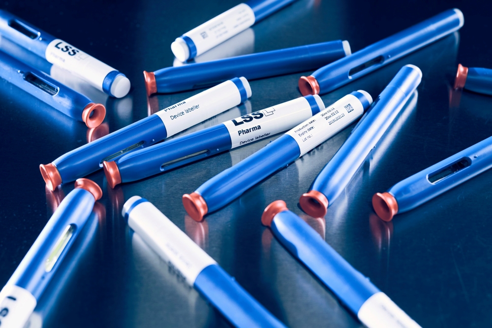 Injection Device Label Pen injector labelling machine