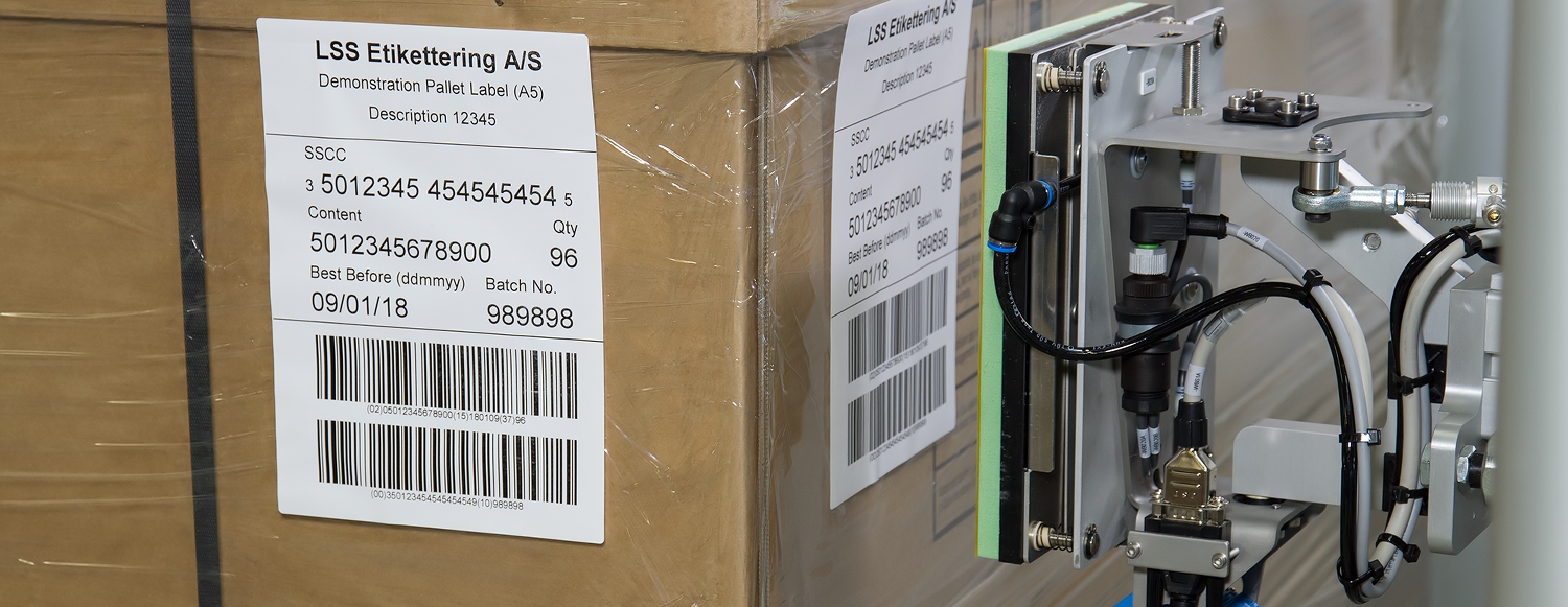 Pallet Label Ribbons Automatic labelling of pallets
