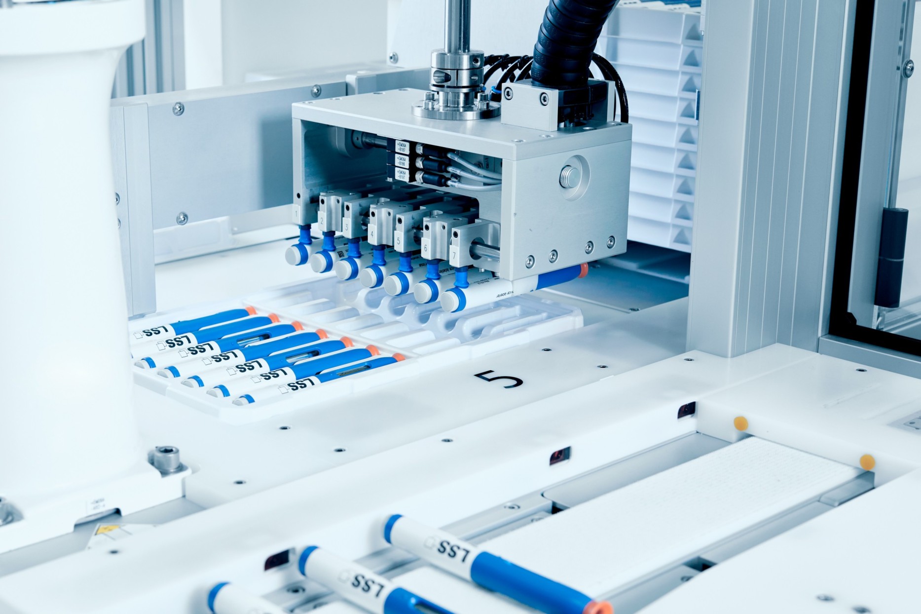 Auto Injection Label Pen injector labelling machine